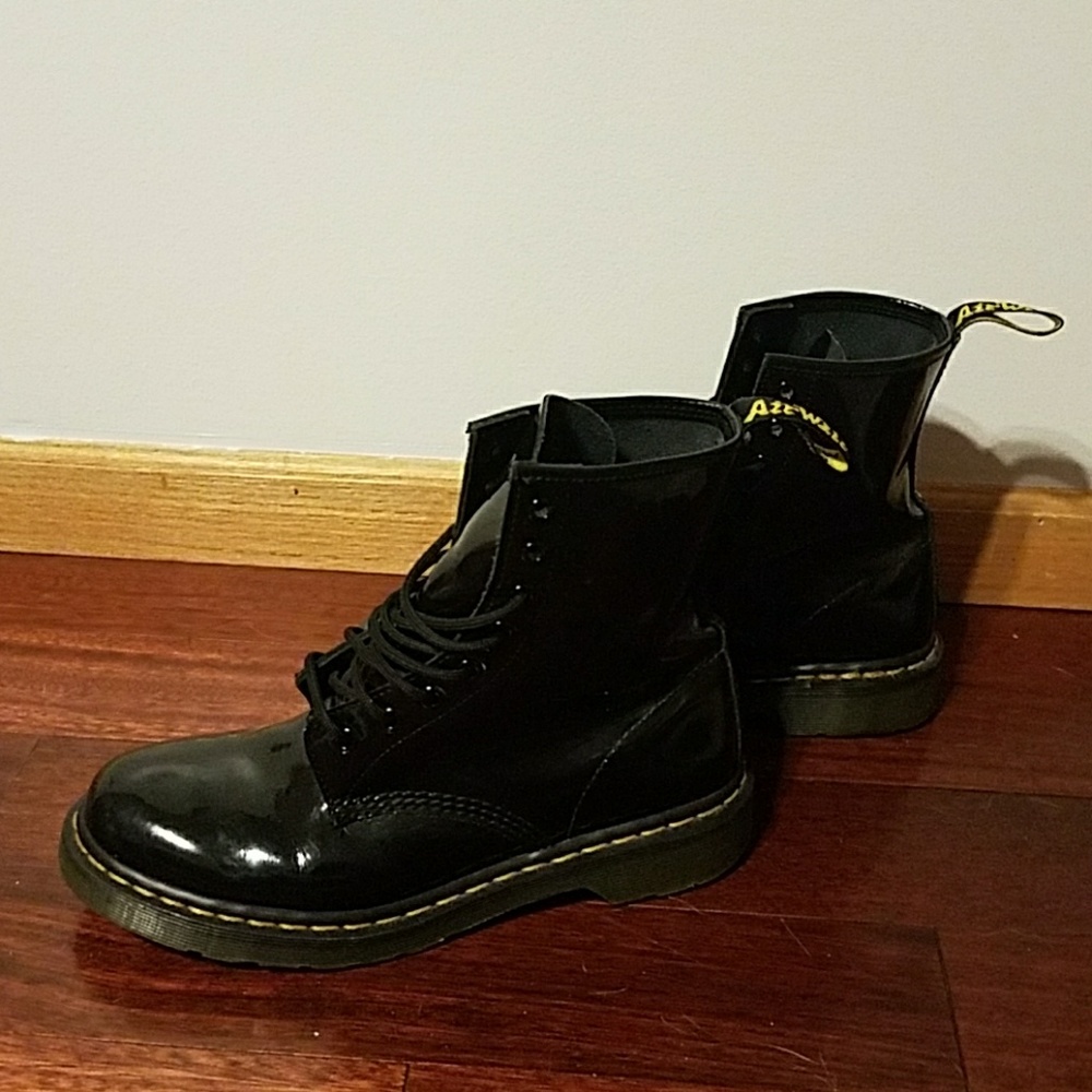 Dr.Marten's patent leather boots